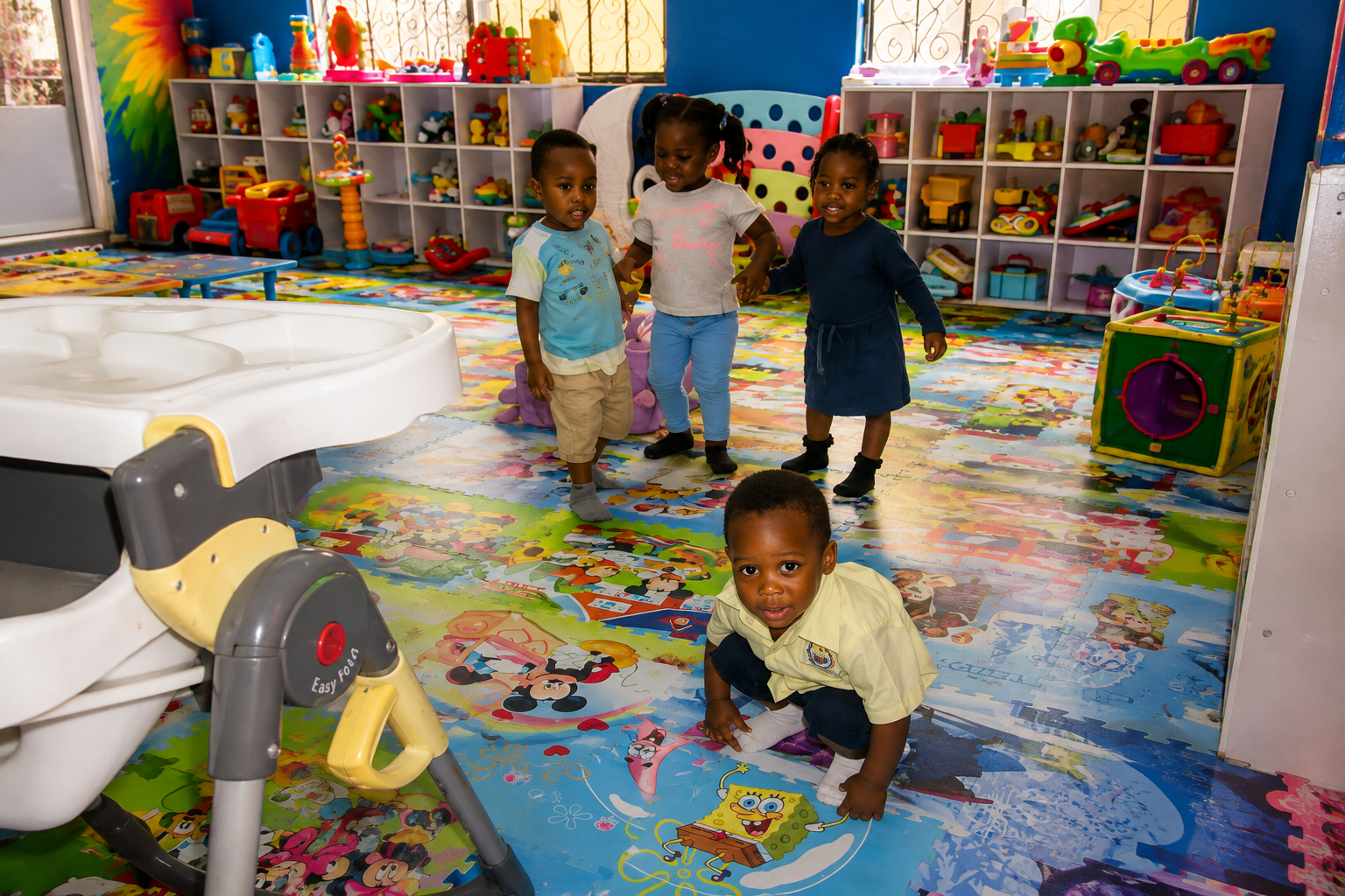 Creche students